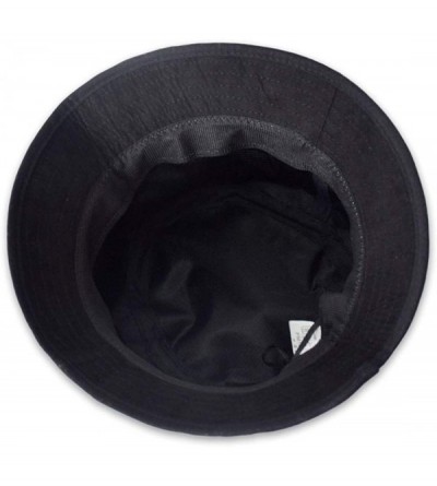 Sun Hats Women Bucket Summer Sun Hat UV Protection UPF 50 + Cotton Cap Wide Brim Beach Holiday Hat Packable - Black - CO18S57...