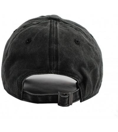 Baseball Caps Baseball Caps Roger Federer Adjustable Pigment Dyed Dad Hat Snapback Unisex - Black - CM1949UMLDO $17.65