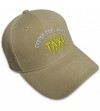 Baseball Caps Custom Baseball Cap Taxi Embroidery Dad Hats for Men & Women Strap Closure - Khaki - CY18SDYOEZ0 $27.54