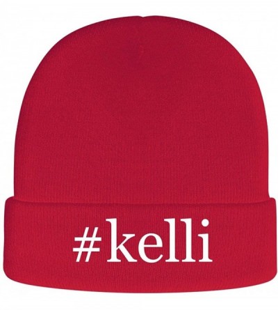 Skullies & Beanies Kelli - Hashtag Soft Adult Beanie Cap - Red - CQ18AXOX4AI $37.14