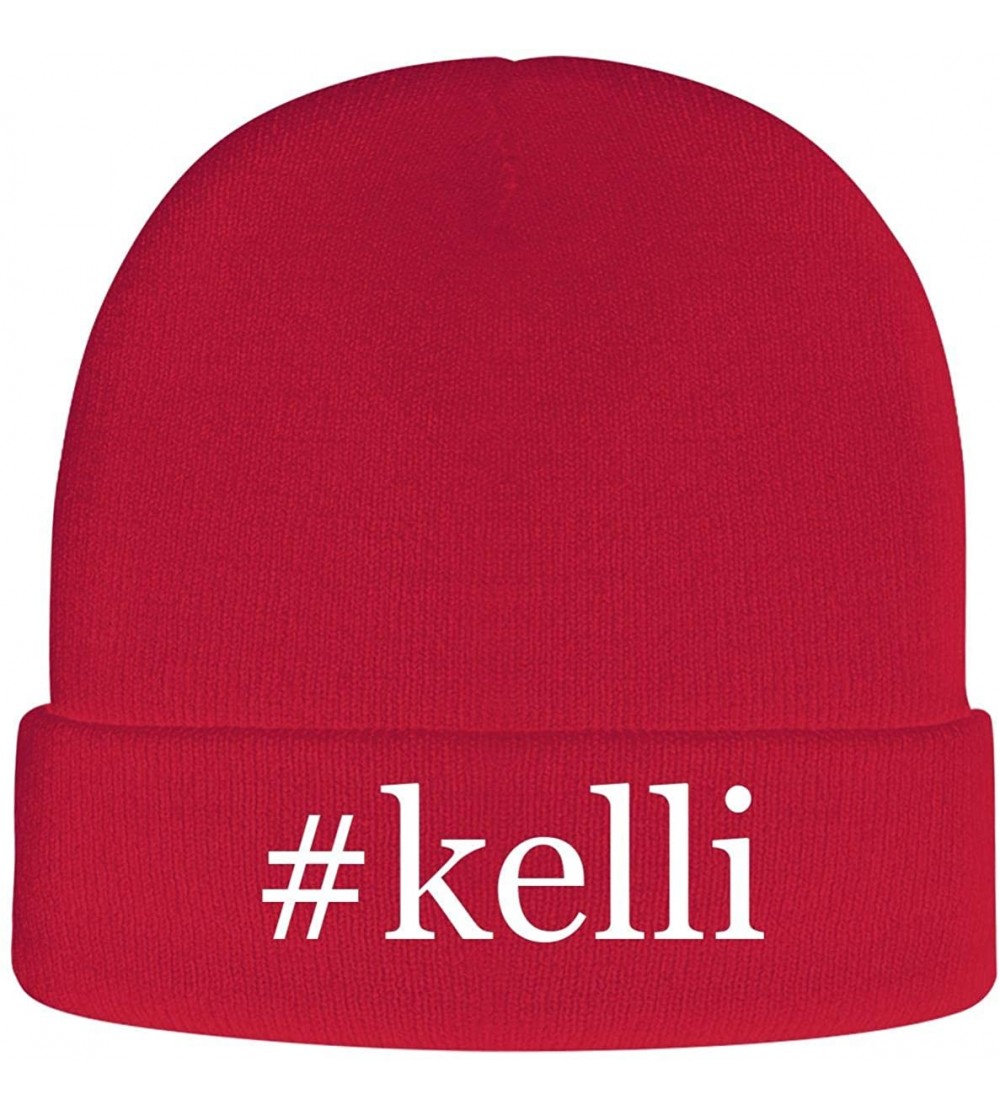 Skullies & Beanies Kelli - Hashtag Soft Adult Beanie Cap - Red - CQ18AXOX4AI $14.85