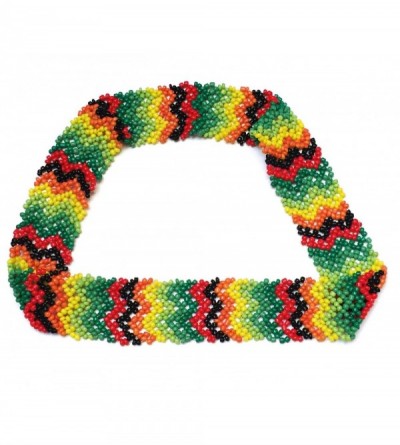 Headbands American Handmade Accessories Turquoise - Black/Red/Green/Yellow Chevrons - CO128DRR6QJ $12.06