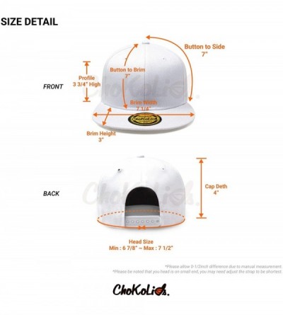 Baseball Caps Flat Visor Snapback Hat Blank Cap Baseball Cap - Burgundy - CV186322YGY $11.62