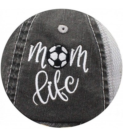 Baseball Caps Soccer mom Tennis Softball Basketball mom Baseball mom Women's Embroidered Sports Mom Trucker Hats & Caps - CE1...