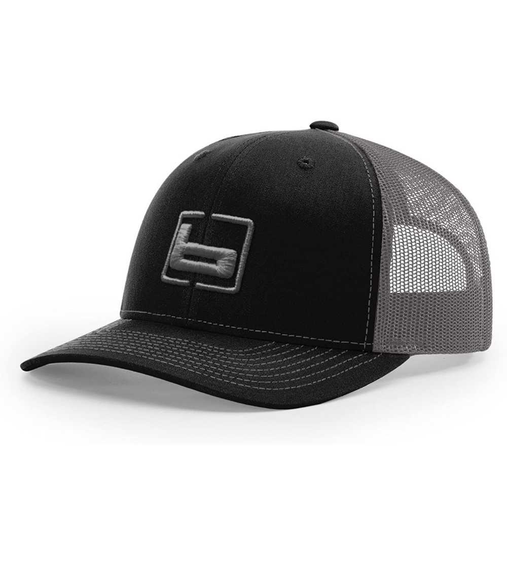 Baseball Caps Trucker Cap - Black/Charcoal - CJ183NT7GX3 $49.83