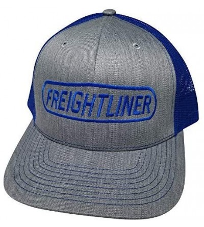 Baseball Caps Freightliner Motors Trucks Structured Cap/Adjustable Custom Snapback/Women and Men/Richardson 112 Grey - Blue -...