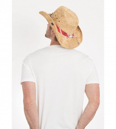 Cowboy Hats Hadley Drifter Cowboy Hat - Natural - Brown - CG11KSKAQ4N $35.31