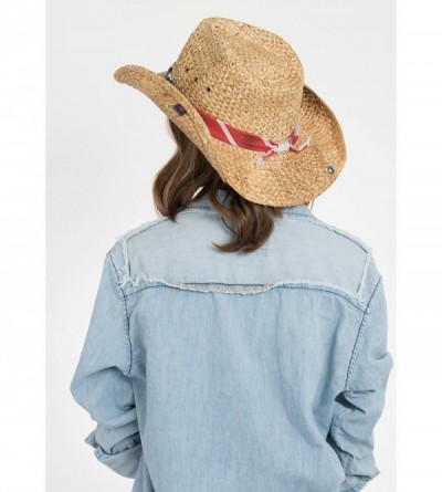 Cowboy Hats Hadley Drifter Cowboy Hat - Natural - Brown - CG11KSKAQ4N $35.31
