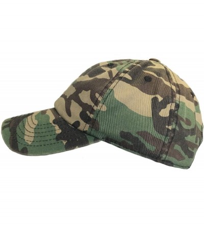 Baseball Caps Everyday Unisex Cotton Dad Hat Plain Blank Baseball Adjustable Ball Cap - Camo - CN1832ZUM9N $9.99