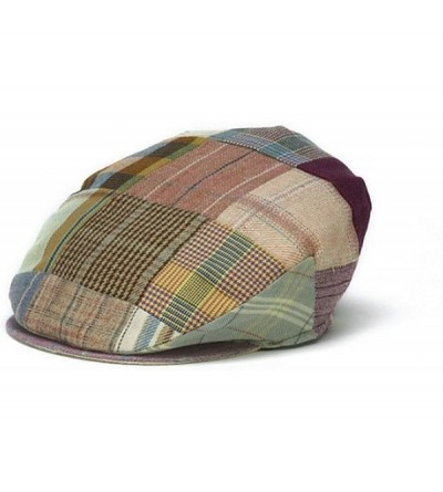 Newsboy Caps Men's Donegal Tweed Vintage Cap - Green/Beige - C118TZZA3E0 $53.50