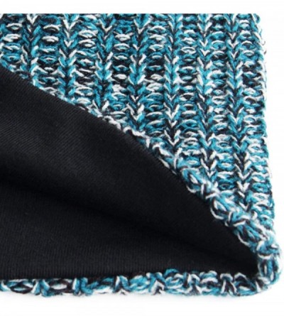 Skullies & Beanies Unisex Adult Winter Warm Slouch Beanie Long Baggy Skull Cap Stretchy Knit Hat Oversized - Blue - CD128JXFW...