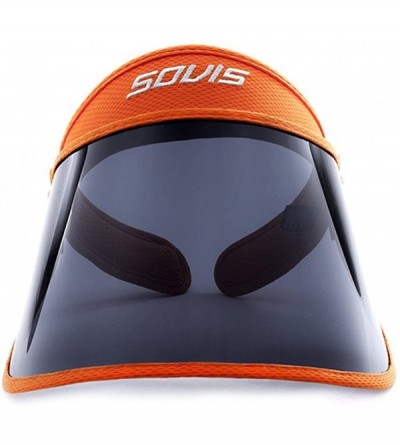 Visors Sovis Orange Extended Length 97.2% & up UV Solar Visor Worldwide Patented - CB116NX1ACB $65.22