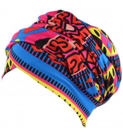 Headbands African Design Headscarf Long Head Scarf Jewish Headcover Turban Shawl Warp Hair African Headwrap - C5186S5X5WU $11.88