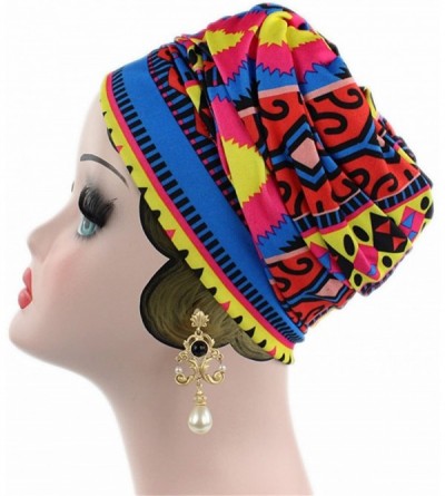 Headbands African Design Headscarf Long Head Scarf Jewish Headcover Turban Shawl Warp Hair African Headwrap - C5186S5X5WU $11.88