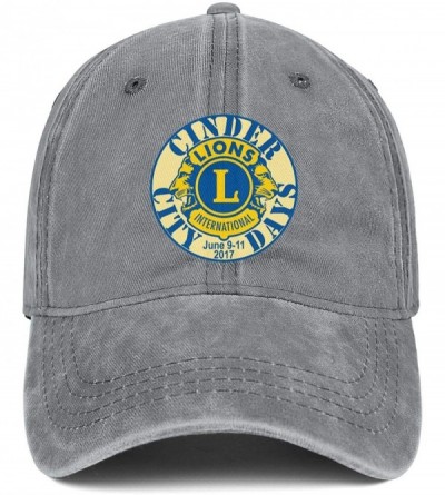 Baseball Caps Lions Clubs International Jeans Baseball Cap Outdoor Hat Dad Mens Ball Cap - Lions Clubs International-3 - CD18...