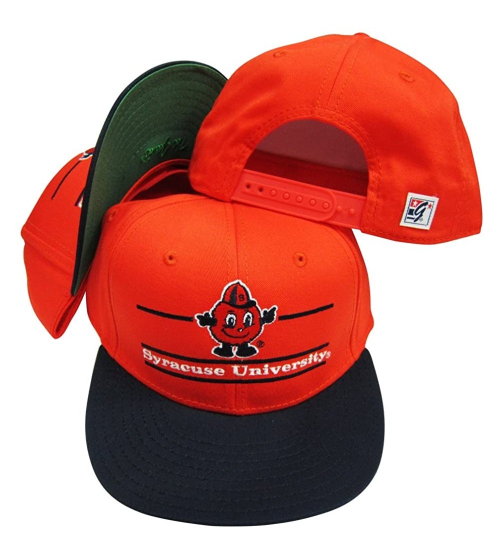 Baseball Caps Syracuse Orangemen Classic Split Bar Snapback Adjustable Snap Back Hat/Cap - CV116S6FLM9 $22.25