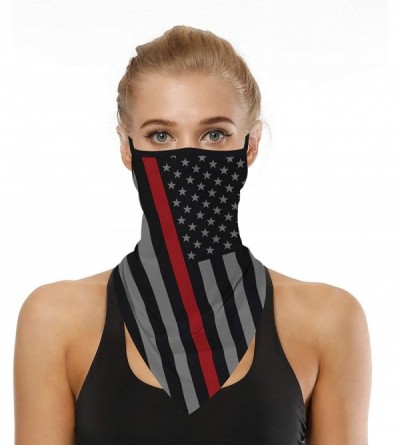 Balaclavas Printed Outdoor Cycling Hanging mask- Sports Mask Ice Silk Neck Cover Hang Ear Triangle Face Mask Tube Scarf - CZ1...