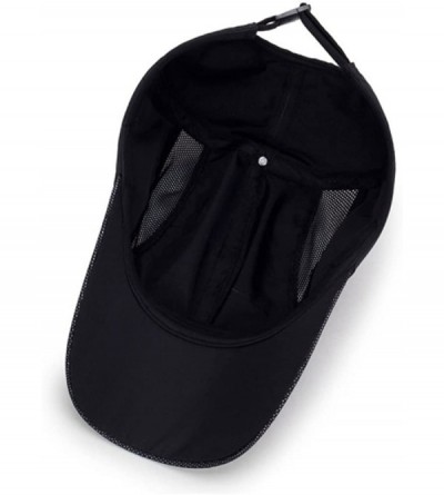 Baseball Caps Breathable Outdoor UV Protection Cap Lightweight Quick Drying Summer Sports Sun Caps - Light Gray - C818EISD6MK...