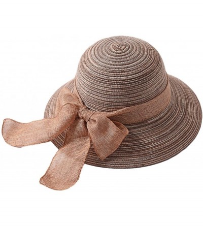 Sun Hats Packable Crushable Fishing Foldable Protection - Khaki - C718EOC8QUQ $8.90