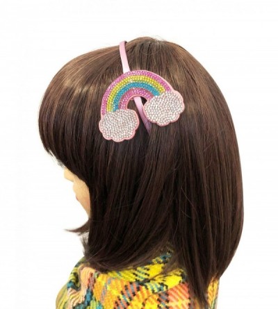 Headbands Girls Womens Crystal Party Headband (Rainbow) - CI18TKXR642 $9.99