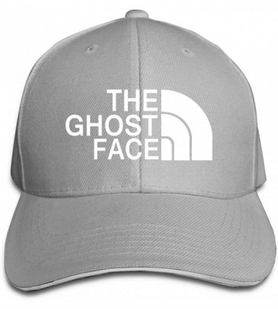 Baseball Caps The Ghost Face Killah Wu Tang Clan Unisex Adjustable Sandwich Cap - Gray - C218XKW3H0C $20.56