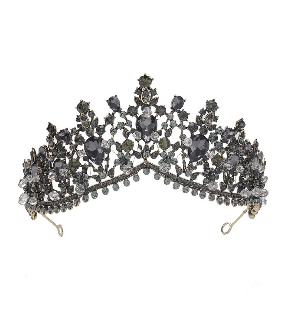 Headbands Vintage Crystal Princess Rhinestone Bridesmaid - CA18GEA5ZZM $18.28