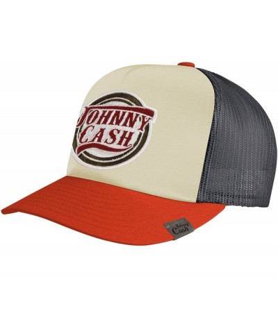 Baseball Caps Johnny Cash Men's Cash Trucker Cap Adjustable Multi - C111916ANED $57.33