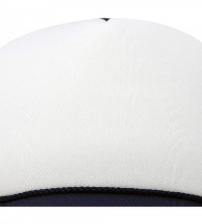 Baseball Caps Two Tone Trucker Hat Summer Mesh Cap with Adjustable Snapback Strap - Navy Blue - CK119N21P2Z $8.31
