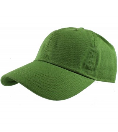 Baseball Caps Baseball Caps 100% Cotton Plain Blank Adjustable Size Wholesale LOT 12 Pack - Forest Green - CF18ILQ3N9W $39.23