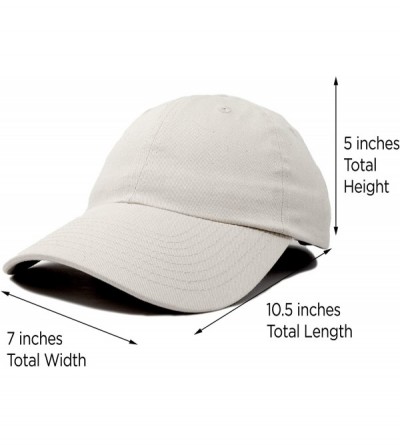 Baseball Caps Baseball Cap Dad Hat Plain Men Women Cotton Adjustable Blank Unstructured Soft - Beige - CO11PLZGRDF $9.21