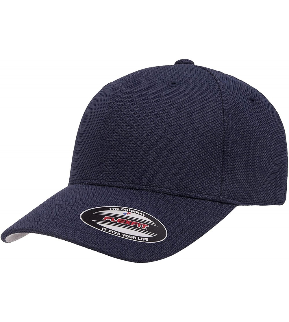 Baseball Caps Men's Cool & Dry Pique Mesh - Navy - C618OT3I0GW $10.53