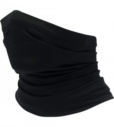 Balaclavas Summer Neck Gaiter Face Scarf/Neck Cover/for Sun Protection Headwear Hear Warp - Black - CK197YDK68I $13.77