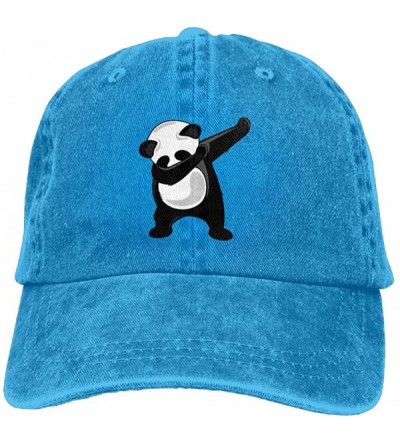 Baseball Caps Cowboy Hat Cap For Men Women Dabbing Panda - Royalblue - C918CDZ77Q2 $7.37