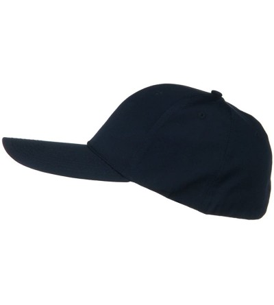 Baseball Caps Extra Size Fitted Cotton Blend Cap - Navy - CR1173OXPXH $21.32