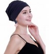 Skullies & Beanies Chemo Headwear for Women Hairs Loss Bamboo Cotton Lightweight Cancer Hats - Cotton Royal Blue - CF18X9WWEA...