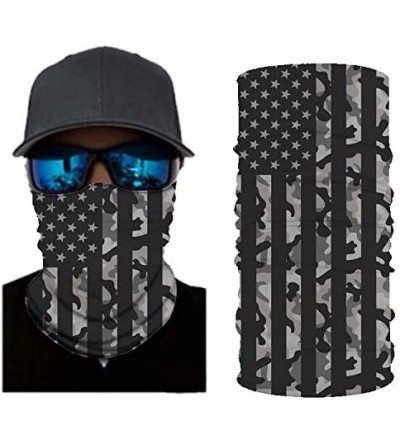 Balaclavas Stripes USA Flag Print Balaclava and Cool Skull Stars for Men Women Dust Wind Mask Neck Gaiter - Cy-wftj-163 - CV1...