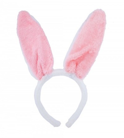 Headbands Easter Pink White Fuzzy Bunny Rabbit Ear Baby Cosplay Party Costume Headband - C21859A28R9 $7.59