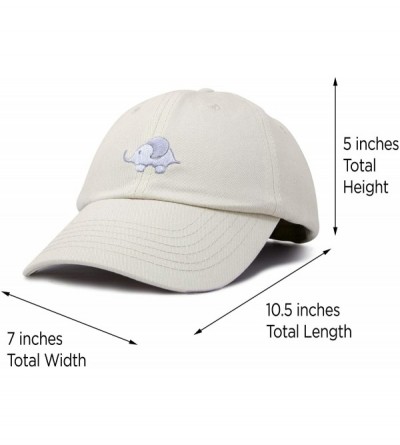 Baseball Caps Cute Elephant Hat Cotton Baseball Cap - Beige - C618LHQG8R5 $11.18