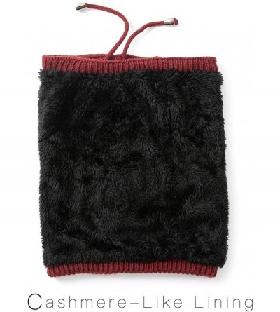 Skullies & Beanies Women's Ponytail Messy Bun Beanie Adjustable Knit Beanie Tail - B- Wine Red - CZ18YNH9ANQ $10.03