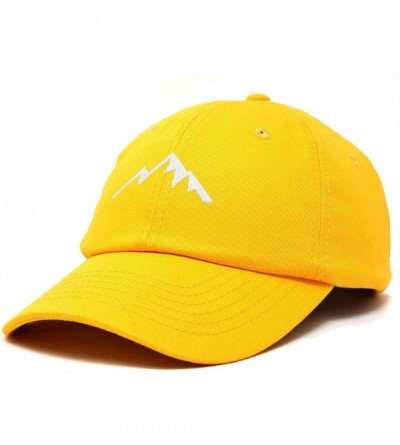 Baseball Caps Outdoor Cap Mountain Dad Hat Hiking Trek Wilderness Ballcap - Gold - CU18SKW3SW7 $12.69