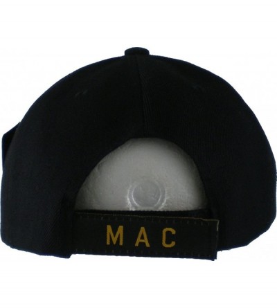 Baseball Caps Military Airlift Command Shadow Mens Cap - Black - CK188X9ZDHN $17.53