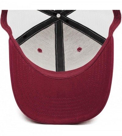 Baseball Caps Mens Printed FedEx-Ground-Express-Violet-Green-Logo-Symbol-Adjustable Sun Cap - Maroon-8 - CY18QWX2SWH $16.98