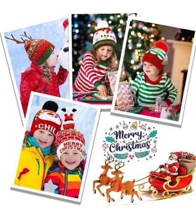 Skullies & Beanies LED Light Up Beanie Hat Christmas Cap for Women Children- Party- Bar - Multicolor-012 - CK18WIDRDK7 $13.26