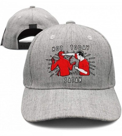 Baseball Caps Unisex Not Today Satan Dolman Style Cap Designer Flat Brim Trucker Hat - Not Today Satan-7 - CD18NLQQX5L $27.56