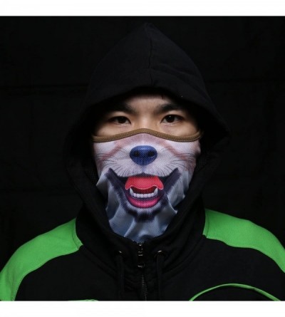 Balaclavas Unisex 3D Prints Animal Pattern Half Face Mask Neck Gaiter Warmer Scarf for Outdoor Sports - A07 - CO186R9DIEI $10.92