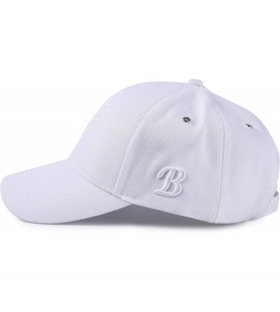 Baseball Caps Base Ball Cap for Women and Men Kids - White B - C118XZKCGTO $9.43