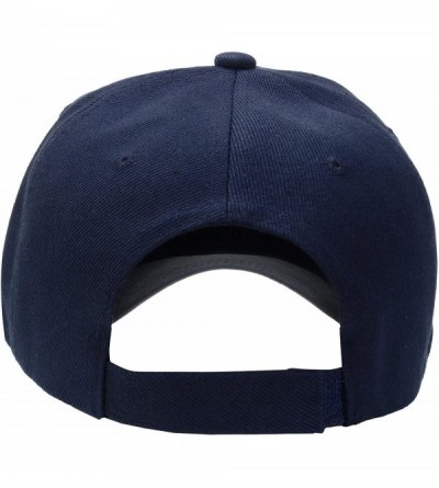 Baseball Caps Baseball Dad Cap Adjustable Size Perfect for Running Workouts and Outdoor Activities - 1pc Navy - CZ185DO0H3W $...