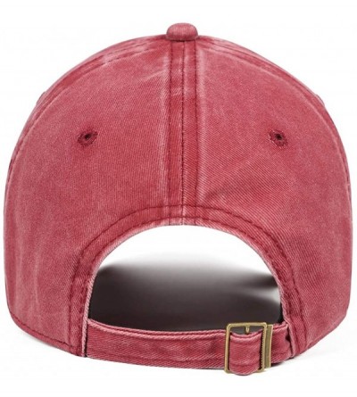 Baseball Caps Mens Elite-Archery-Logo_WPS- Cowboy Baseball Hat Adjustable Trucker Cap FitsFlat Hats - Red - CM18X6Q9E5K $15.79