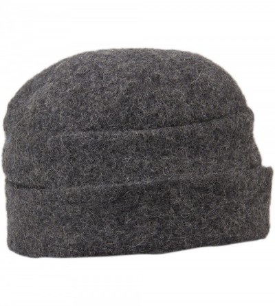 Bucket Hats Women's Wool Warm Bucket Hat Sleeve Head Cap Beanie Hat with Bow - Dark Grey - C412M7DIUMJ $19.12