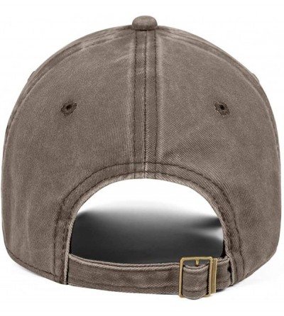 Baseball Caps Mens CZ- Cowboy Baseball Hat Mesh Trucker Cap VintageFlat Hats - Brown - C518X6RHXW4 $14.77